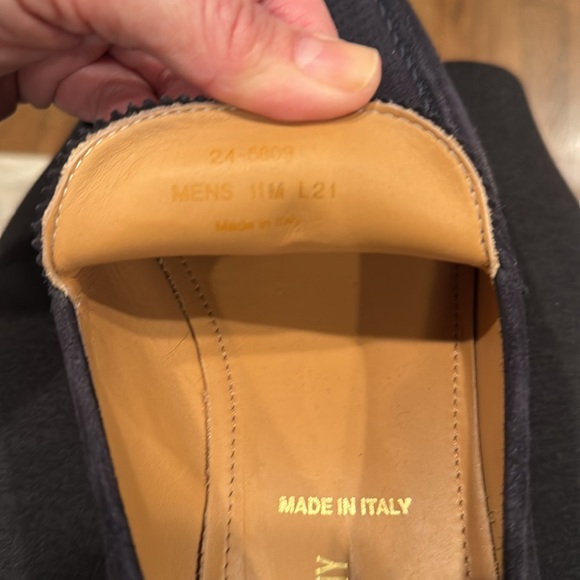 Johnston & Murphy Jameson Perfed Venetian, Navy Italian Suede, Size 11 - Picture 7 of 7